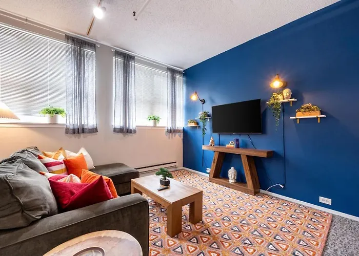 Downtown Penthouse, Vintage 2bd Gym #1 Appartement *